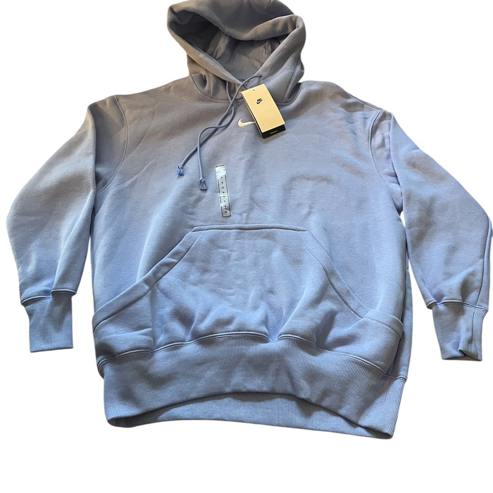 Nike Women's Sportswear Phoenix Fleece Hoodie NWT Diffused‎ blue